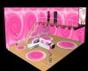 pink swirl modern loft