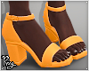 Orange Brunch Heels