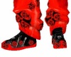 Red Neon Bio Boots