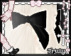 black hair bows