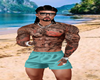 TEALISH BEACH SHORTS