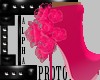 AO~Pink Mix Floral boot