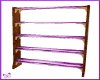 Shelves wood purple