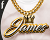 F* James Custom Necklace