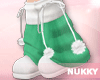 !N Kitty Boots Green