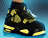 4s Retro Yellow Sneakers