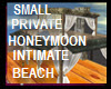 intimate honeymoon beach
