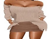 tan n brown mini dress