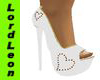 (LL) White heel shoe
