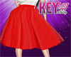 K* Red Skirt