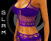 *G* Purple Crochet Dress