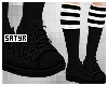 Black Socks&Sneakers