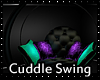 Teal night Cuddle Swing