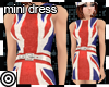 *m Union Jack Mini Dress