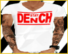dench v neck (red/wht)