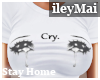Cry| White T