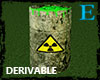 Nuclear waste barrel ani
