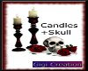 []Candles+Skull