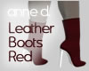 Dark Red Boots
