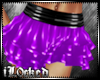[iL0] Pvc Skirt Purple
