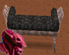 Goth lace/Carved bench