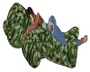 Army Cuddle Bear Green