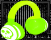 Green * Dj Headset