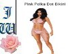 JW Pink Polka Dot Bikini