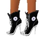 Converse (Black) Heels