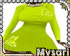 EML Sweater Dress Yellow