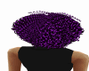 black, purple, curly