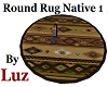 Round Rug Native 1