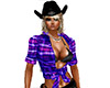 Country Tie Top Purple