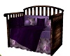 rustic purple crib