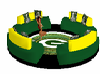 green bay packer couch