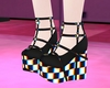 P! Glitch Chess Shoes