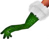 Santa Baby Green Gloves