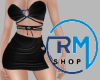 R.vestido black heart