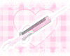 ♡ pink syringe !