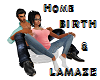 Home Birth & Lamaze pose