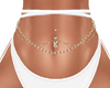 GOLD 'K' BELLY CHAIN