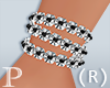 Silver Black Bracelet-R