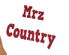 Mrz Country floor sign