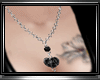ST:Black Heart Necklace