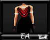 {EA} Blk/Red Luxury Gown