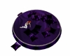-Syn- Purple Round Bed