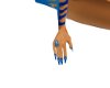 BlueStripes Dainty Nails