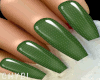 C~Green Caiope Nails