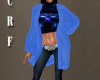 CRF* Long Blue Sweater