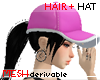 Hair + Hat pink